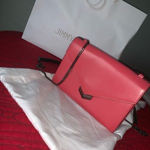 💯 authentic Jimmy Choo clutch‼️